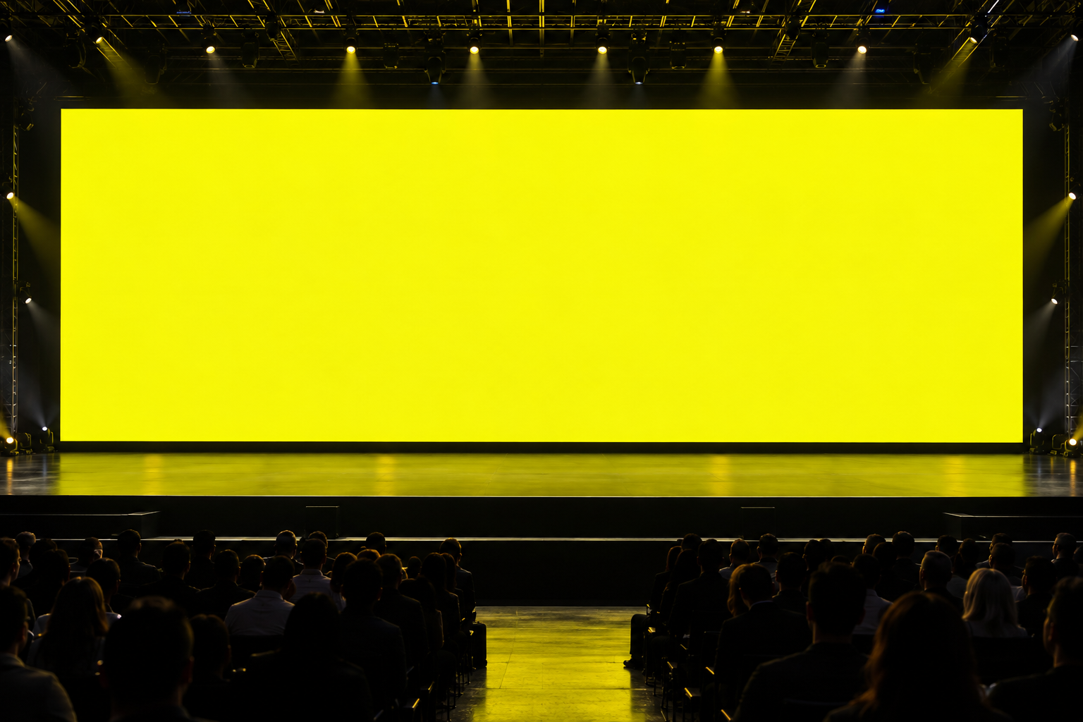 Painel de LED em apresentação de produto com a identidade Tração e assinatura WeePulse.