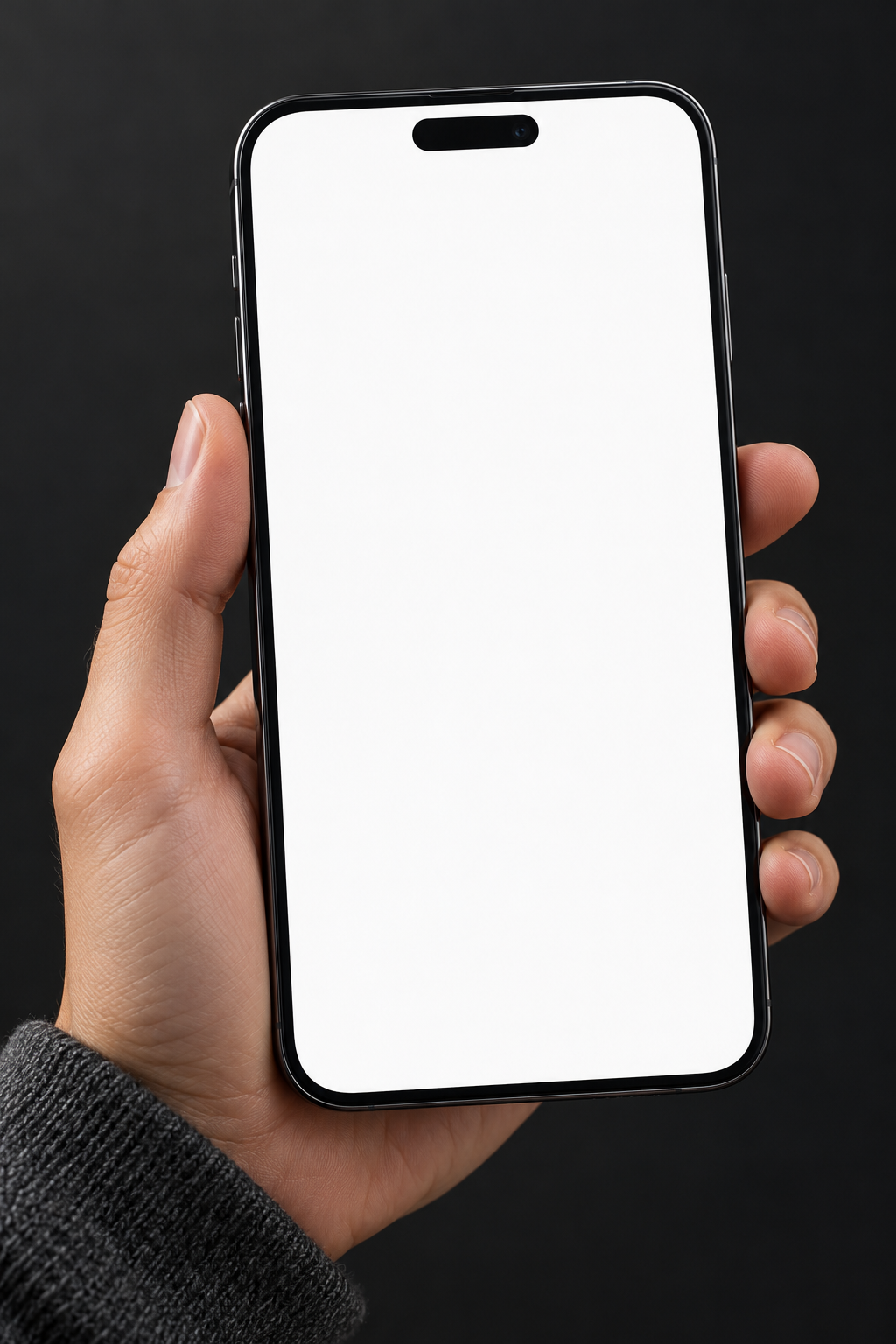 Celular na mão com proposta de conteúdo social da Tração no perfil WeePulse.